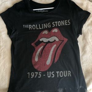 Grey Rolling Stones T-shirt